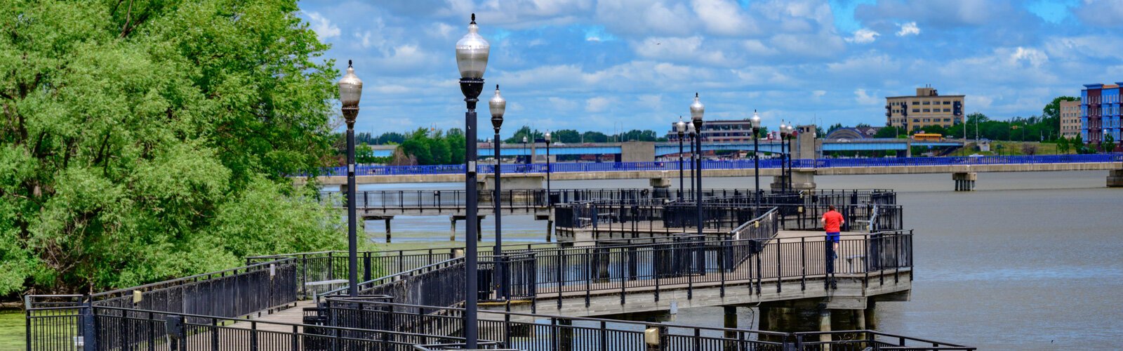 Riverfront parks in Bay City were one feature that attracted an international STEM conference to the region.