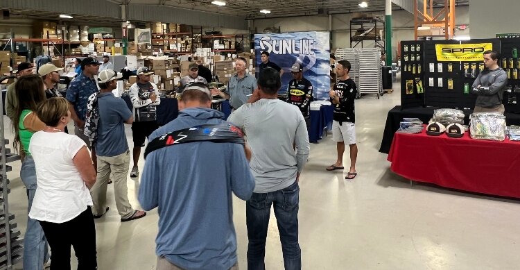 Two major fishing tournaments this summer drew international anglers to Bay City and the Saginaw Bay. Afterward, the Outdoor Brand Team Writers Conference was held at ATS Printing. (Photo Credit: Scott Baker)