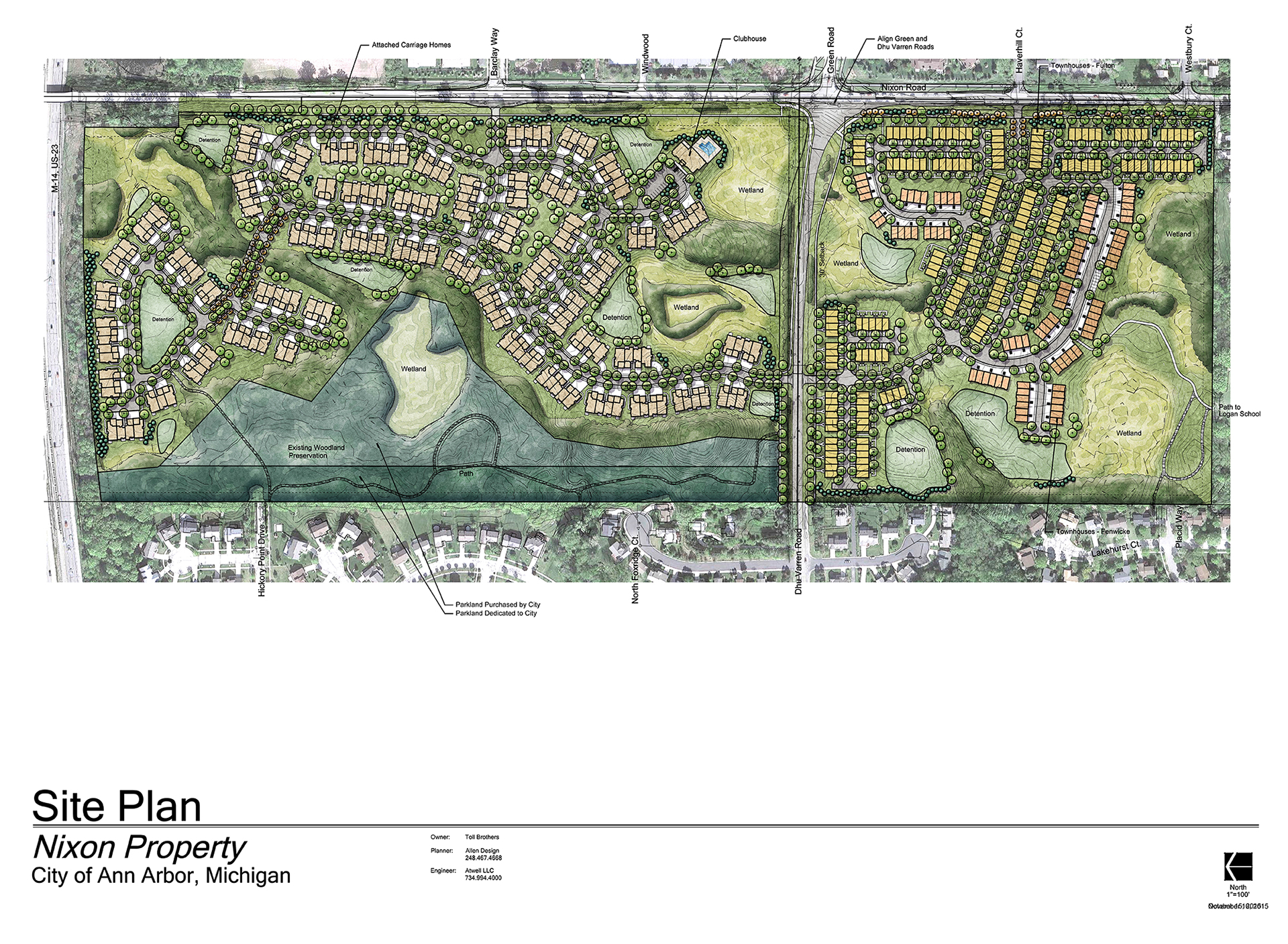 New subdivision, North Oaks, breaks ground in Ann Arbor