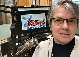 WHTC's morning news anchor Peg McNichol. Courtesy, Midwest Communications