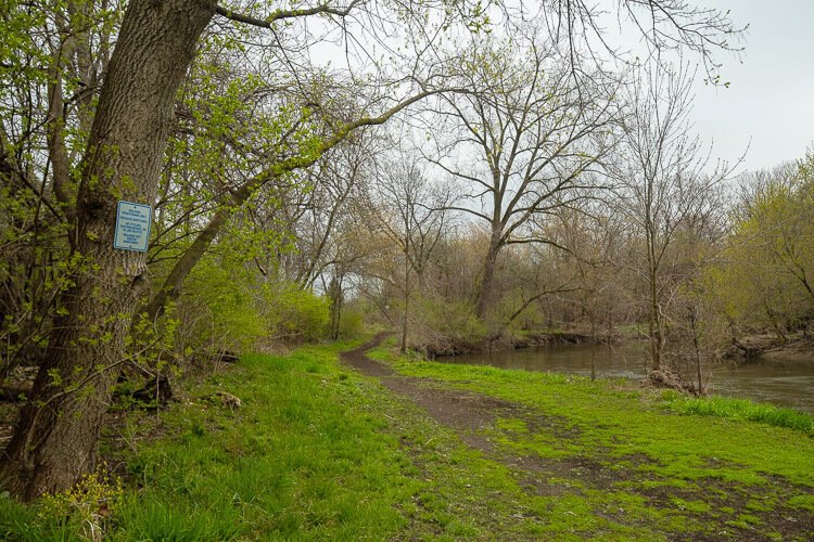 A scenic trail at Budd Park.