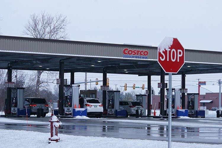 Costco has a member-exclusive gas station.