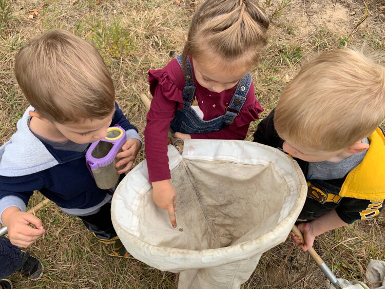 “Instead of just taking the traditional activities and moving them outside, which you could do, they're more in connection with nature and what's happening out there,” says Madison Powell, Nature Preschool Director.