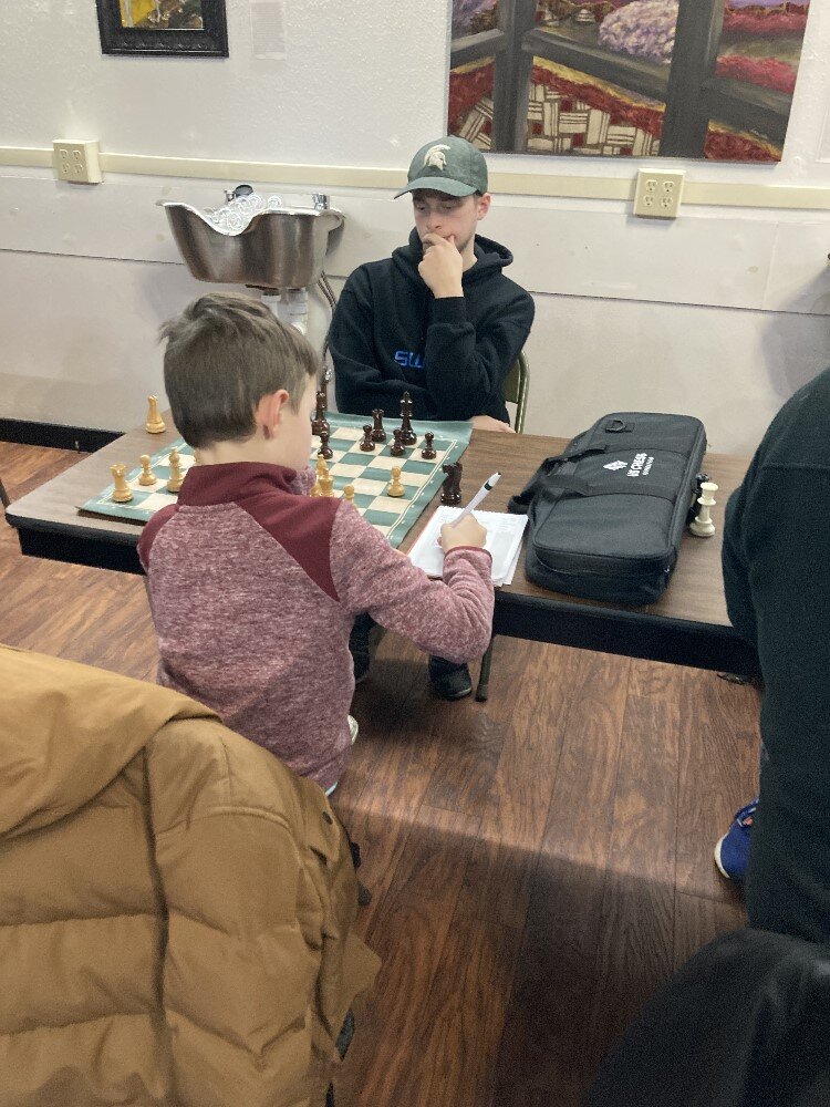 The Midland Chess Club meets on Thursdays from 7:00-9:00 pm at Creative 360 in downtown Midland.