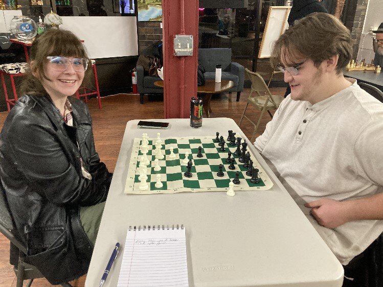 Two newcomers to the Midland Chess Club