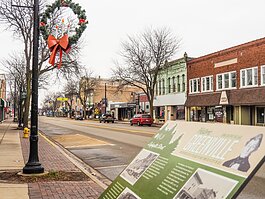 Main Street in downtown Greenville, where The Gathering Place has found space to pursue its goals.