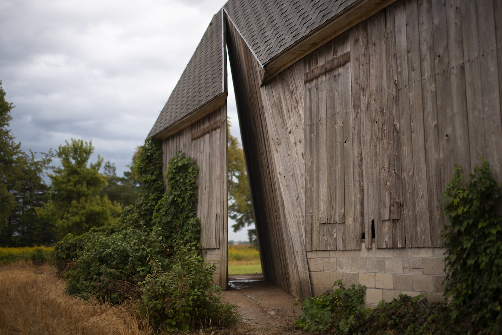 The Secret Sky Barn project in Hume Township