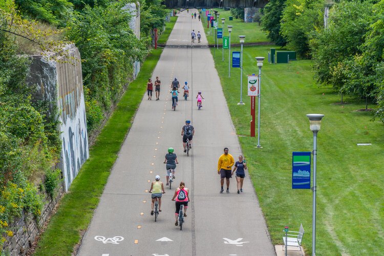 The Dequindre Cut in Detroit