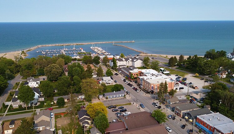 The Village of Lexington is located right along Lake Huron's shoreline and is home to Lexington State Harbor.