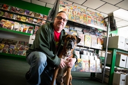 Cashman's Comics draws customers from around the state.