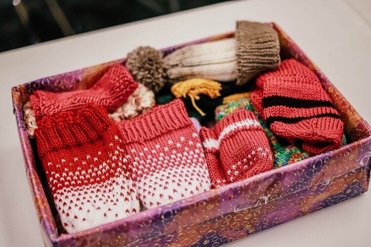 Crafters group at the library is a tight-knit bunch spinning a warmer  winter for many