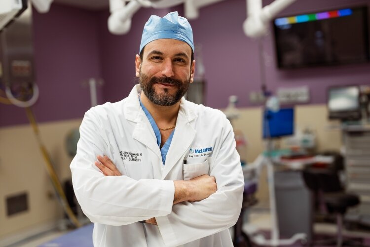 Dr. Nicolas Mouawad, a vascular surgeon at McLaren Bay Region, was named one of the top vascular surgeons in the nation. He says the honor is not just a personal honor. It's also a nod to the quality of care available in the region.