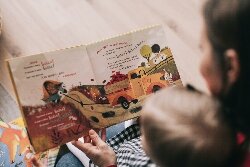 Reading to baby