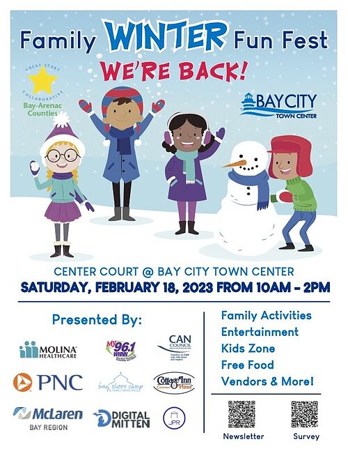 Family Winter Fun Fest fills Bay City Town Center with free activities