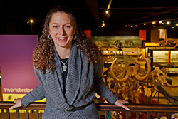 Kira Berman at the U of M Exhibit Museum of Natural History