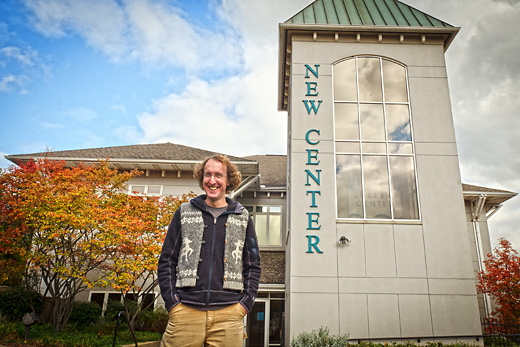 Jason Frenzel at an Adopt-A-Stream meeting for the Huron River Watershed Council