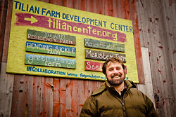 Jeremy Moghtader at Tilian Farm Development Cente