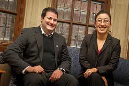 David McNamara and Christina Kim