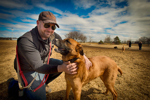 Scott MacInnis at Swift Run Dog Park