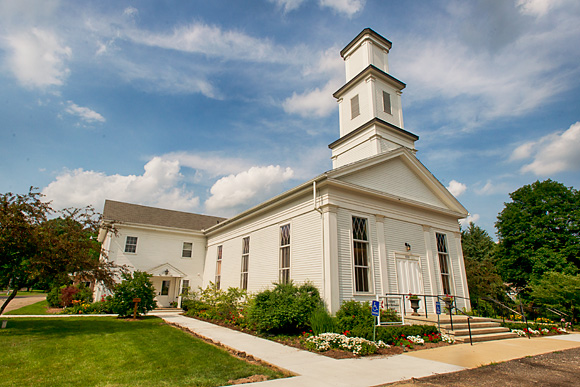 The Dixboro United Methodist Church on the Village Green