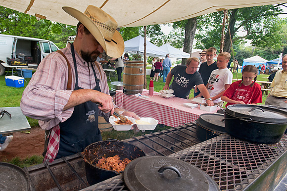 Hickman Hotel Chuckwagon Barbecue at the Dixboro Farmers' Market