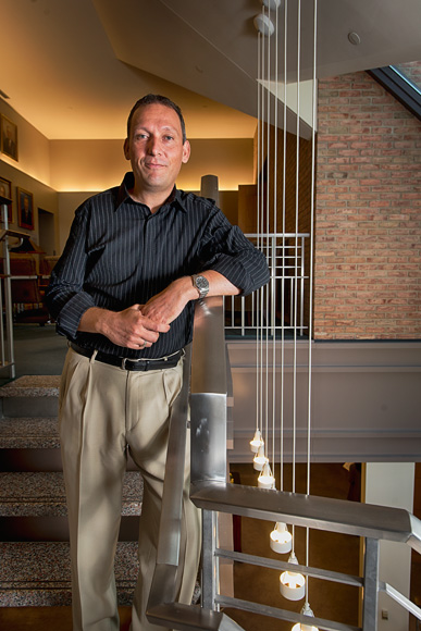 Thomas Zurbuchen at the Lurie Engineering Center at U of M's North Campus