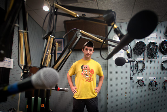 WCBN General Manager James Griffiths