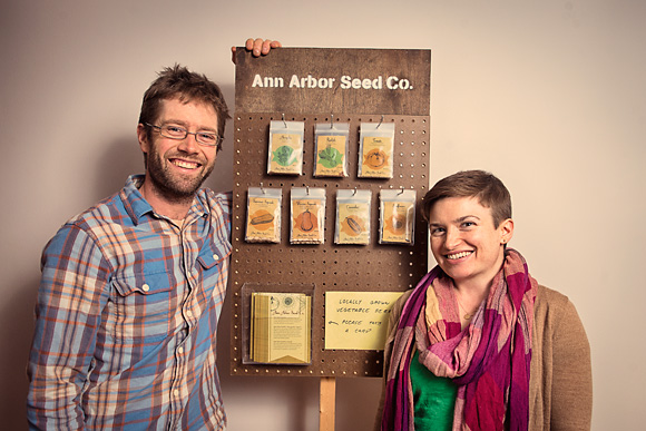 Eric Kampe and Meredith Kahn of Ann Arbor Seed Company