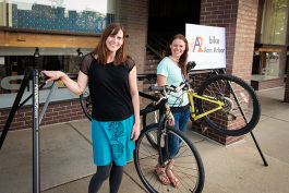  Krysia Hepatica and Catherine Boyle of Bike A2