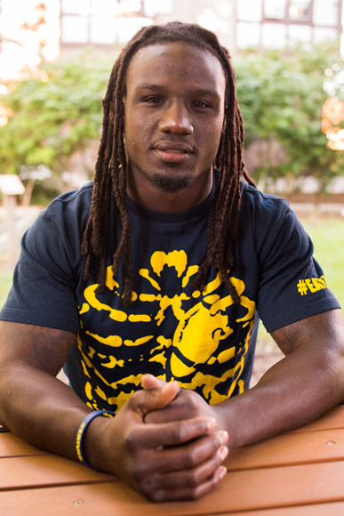 Vincent Smith at The Ginsberg Center garden at U of M