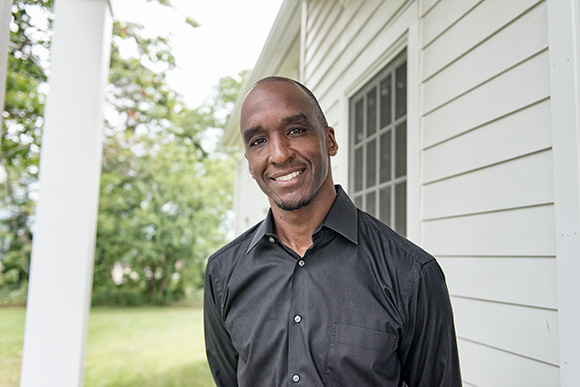 Dr. Benjamin Edmondson at the YCS offices