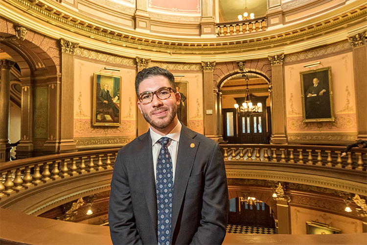 Abdullah Hammoud at the Michigan State Capitol