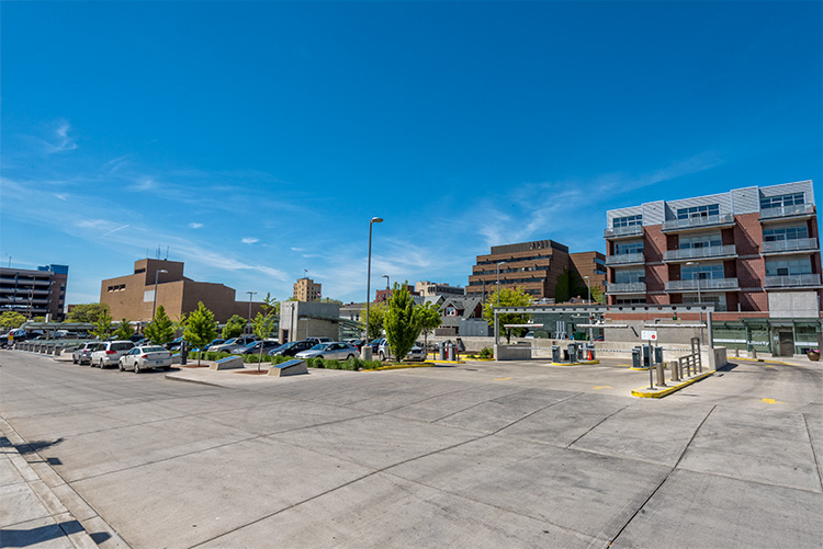 The undeveloped Library Lot in downtown Ann Arbor