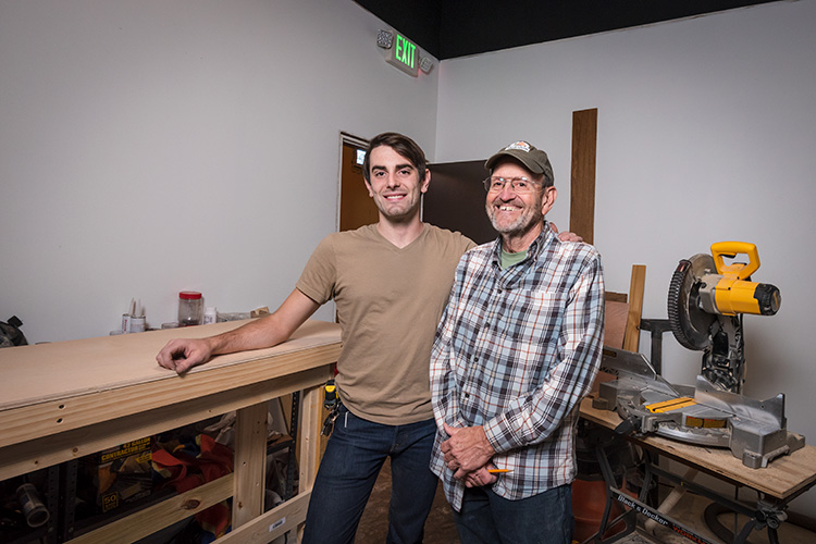 Patton Doyle and his father Tim Doyle