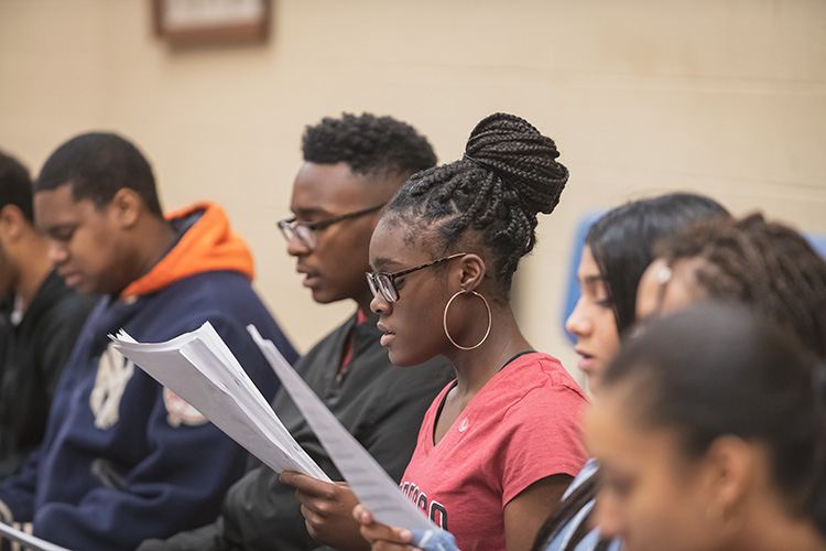 Members of the YCHS Choir