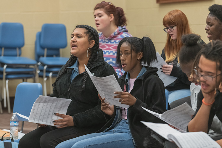 Members of the YCHS Choir