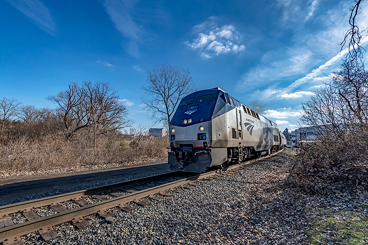 The Allen Creek railroad berm.