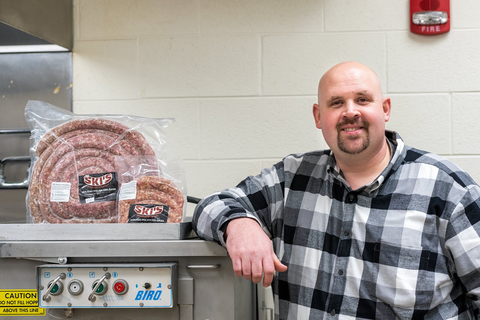 Dan Evanski, owner of Ski's Sausage.