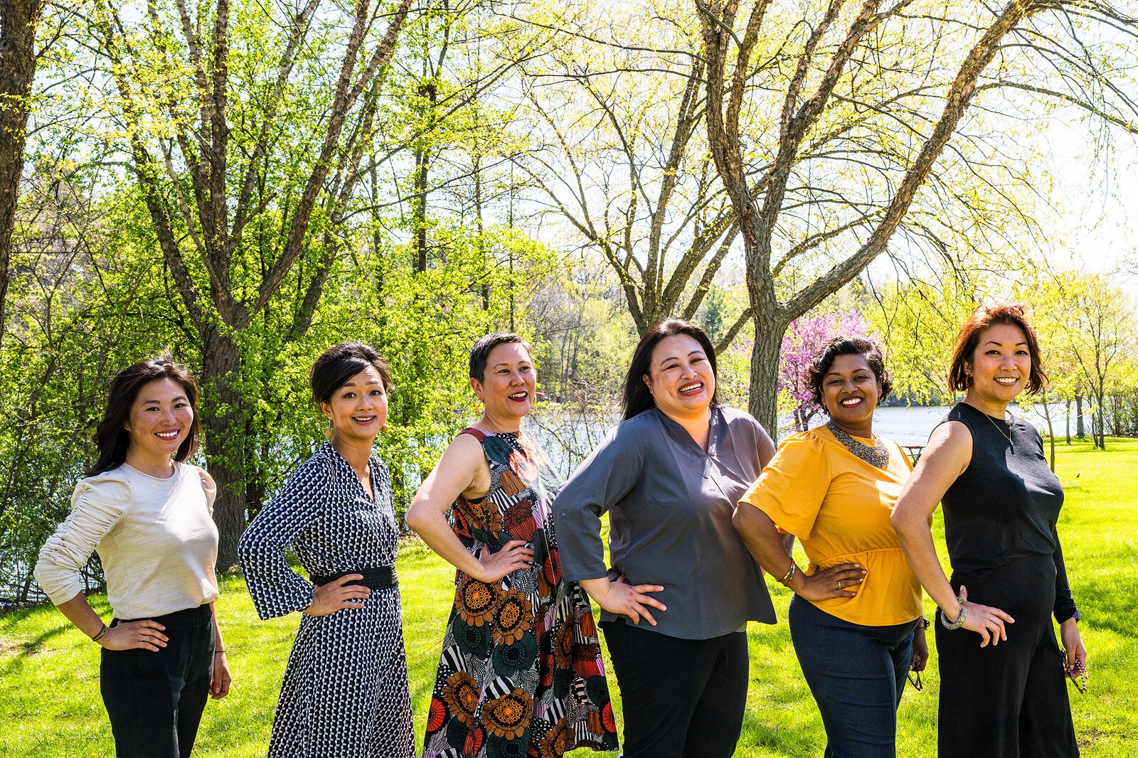 Trista Van Tine, Nhu Do, Linette Lao, Linh Song, Praveena Ramaswami, and Yen Azzaro.