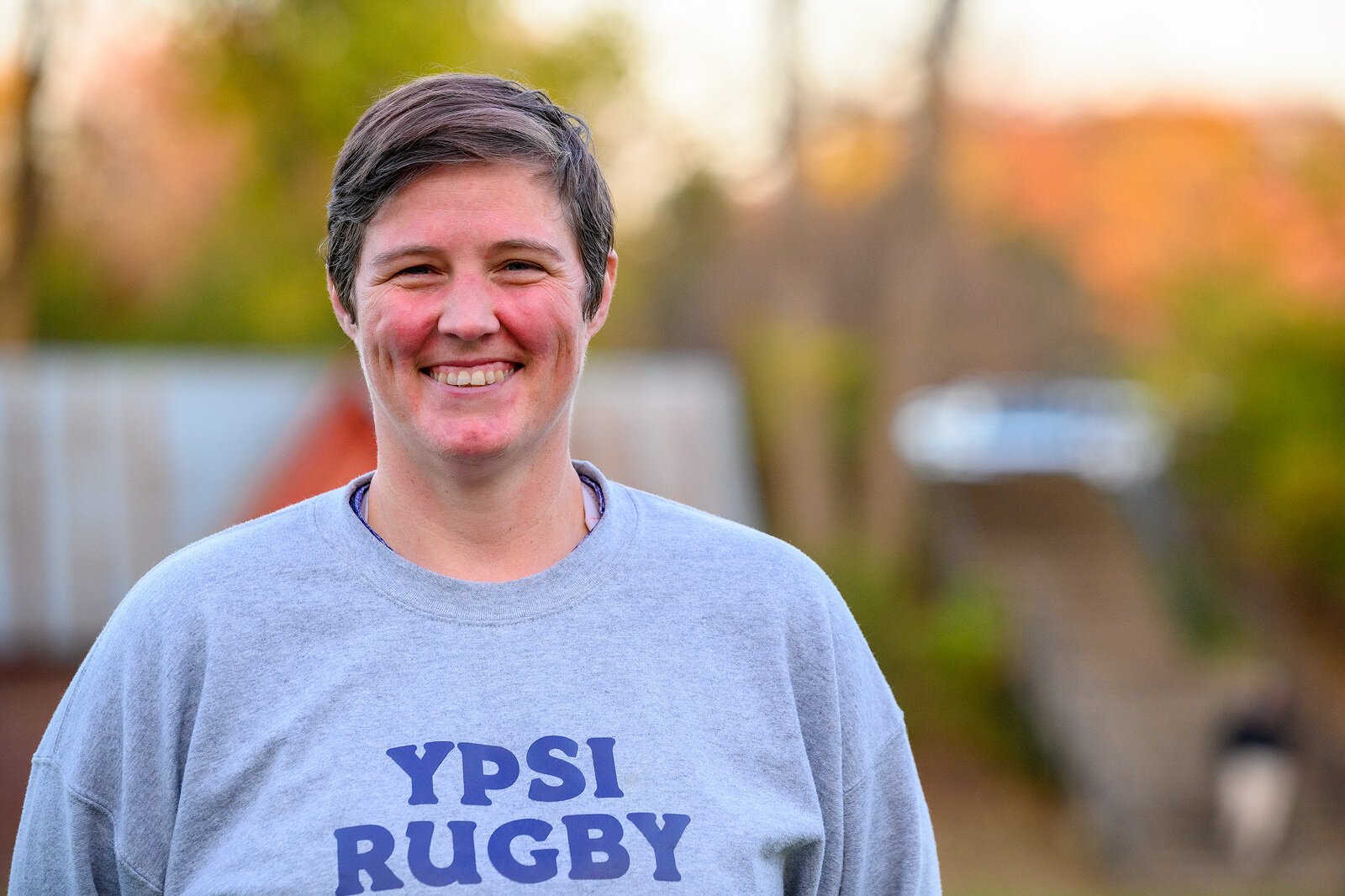 Ypsilanti Rugby's women's president Mo Kelly.