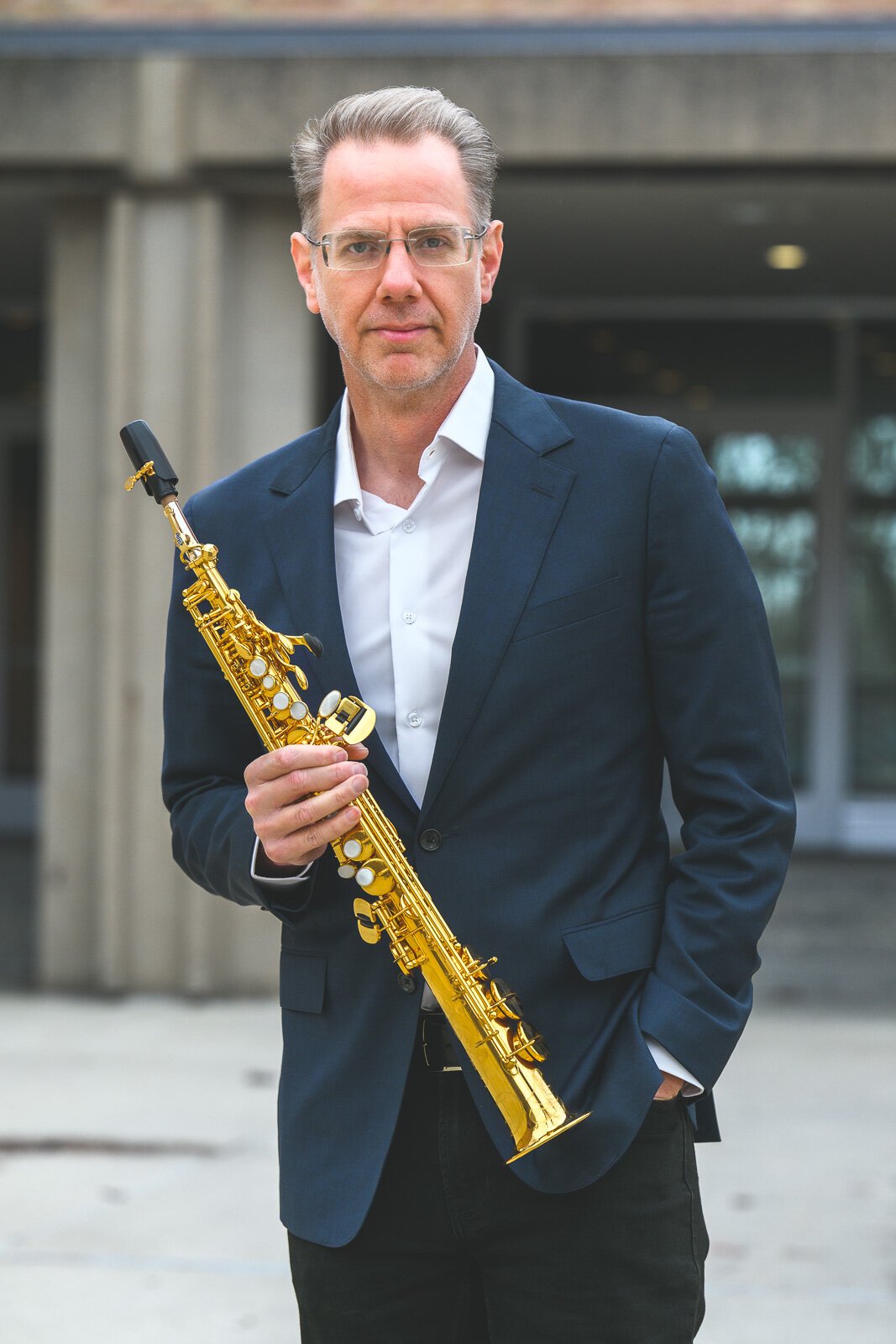 PRISM Quartet's Timothy McAllister.