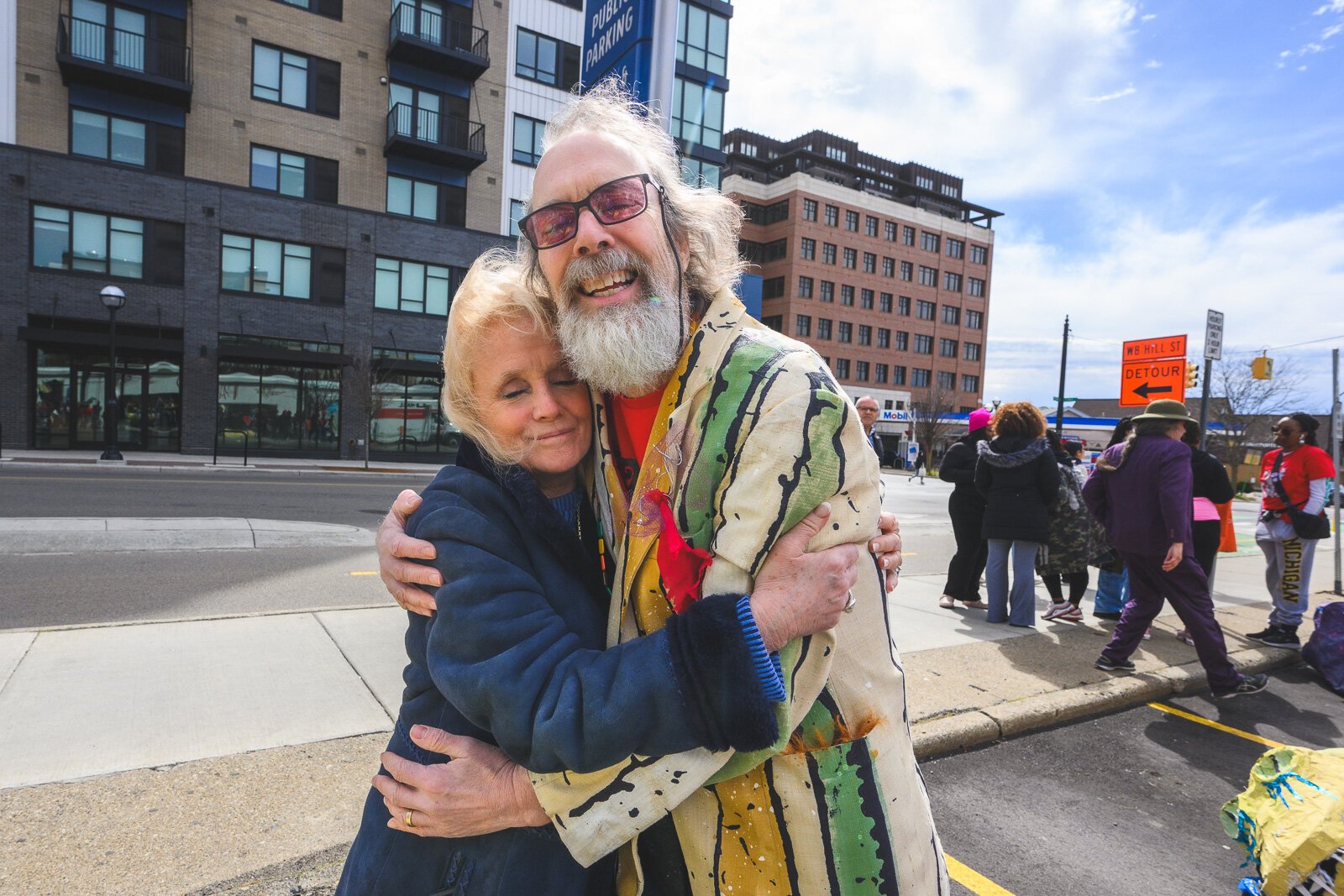 U.S. Rep Debbie Dingell and FestiFools founder Mark Tucker at Festifools 2024.