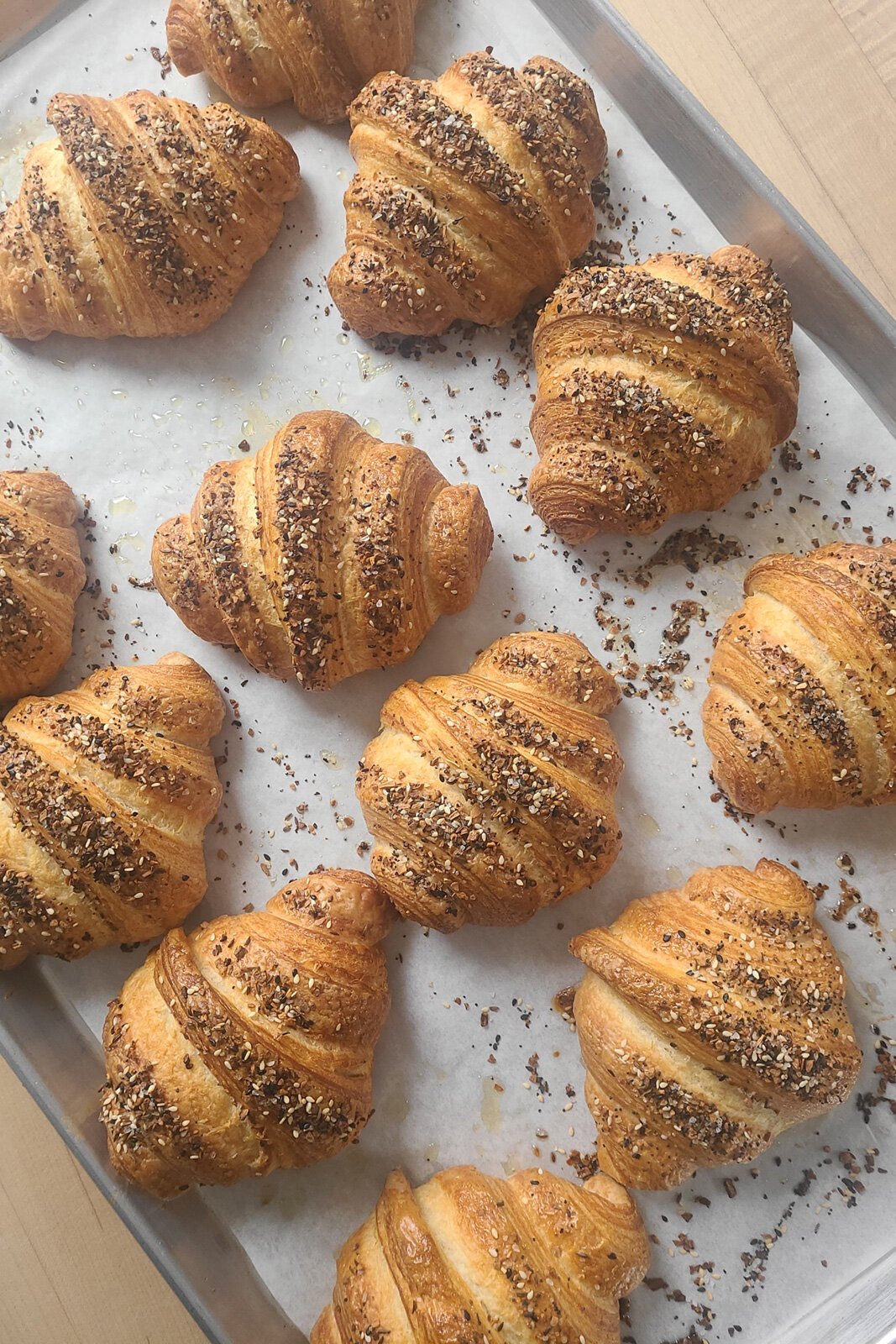 Beara Bakes croissants.