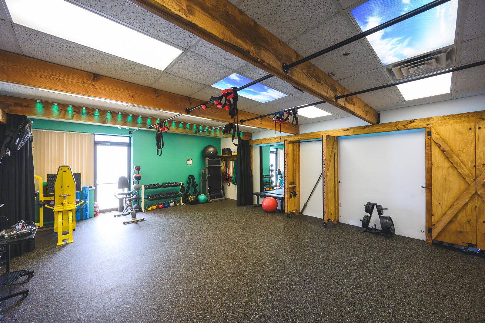 One of the exercise spaces at The Mix Fitness Studios Harriet St. location.