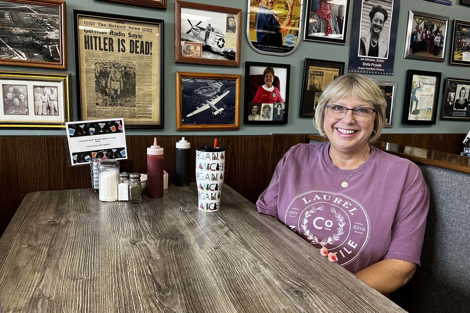 The Bomber owner Johanna McCoy at her restaurant.