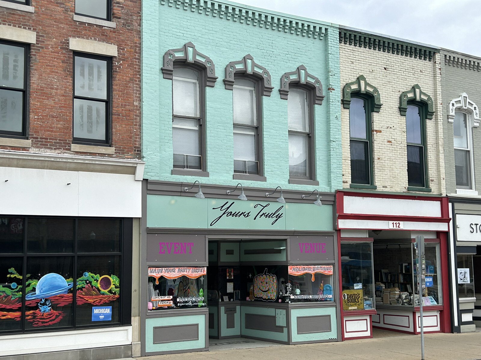 114 W. Michigan Ave., pictured at center, in downtown Ypsilanti.