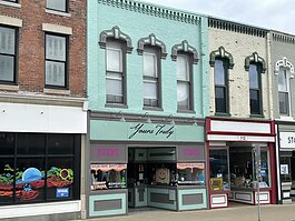 114 W. Michigan Ave., pictured at center, in downtown Ypsilanti.