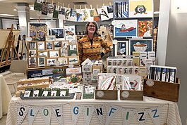 A vendor at last year's Holiday Art Fair at Riverside Arts Center in Ypsilanti.