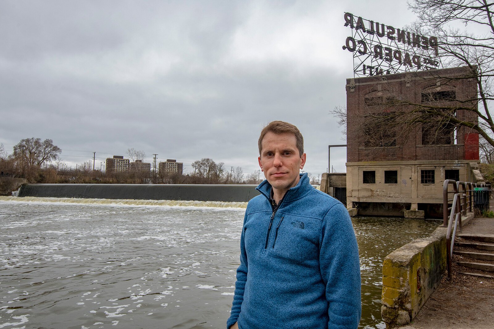 Huron River Watershed Council Climate Resilience Strategist Dan Brown.