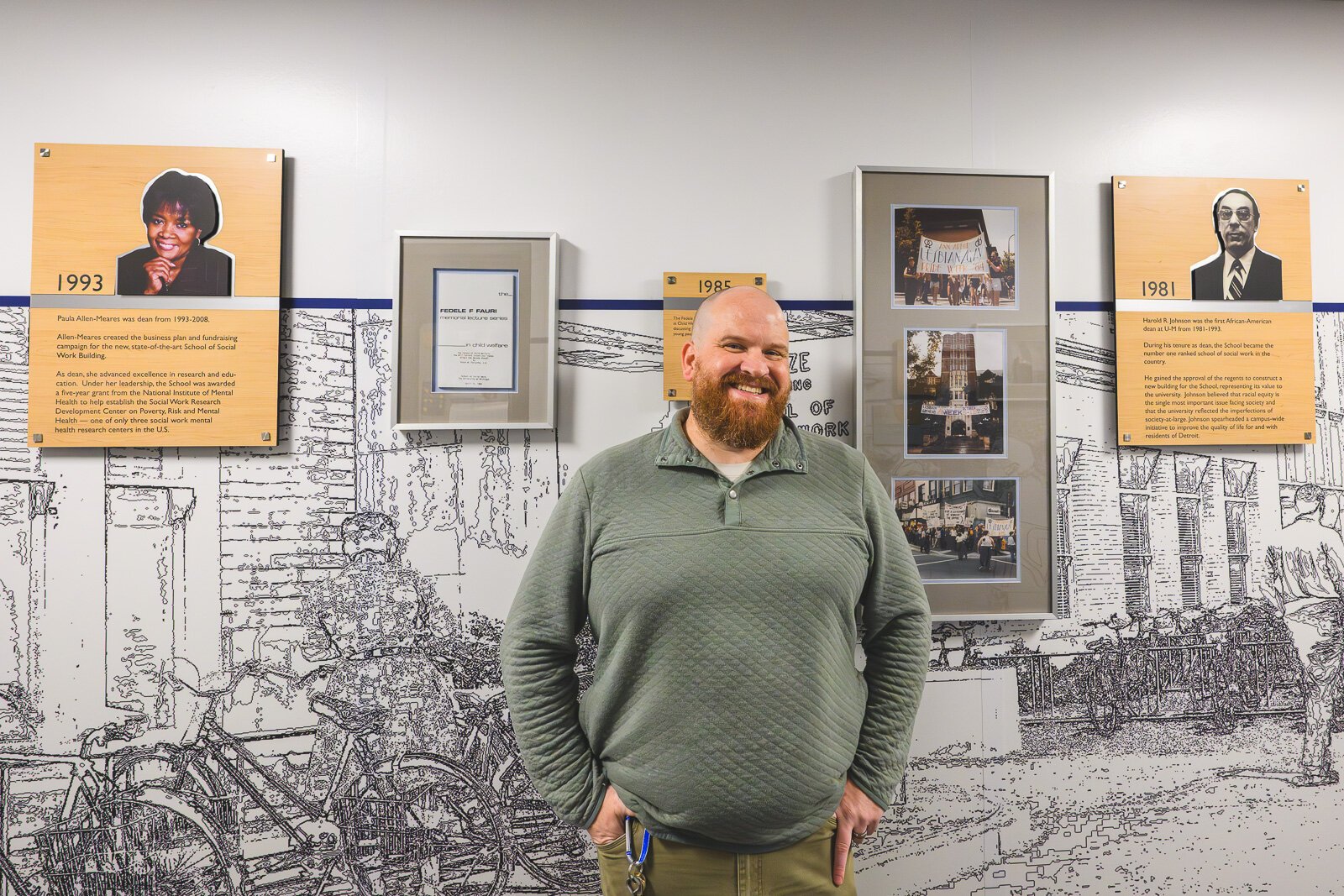 U-M School of Social Work Assistant Director of Operations Jerome Rork.